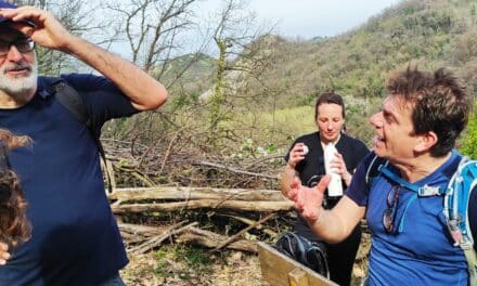 Ingresso ex Cava di gesso – Percorso natura giro ad anello con partenza da Zola Predosa